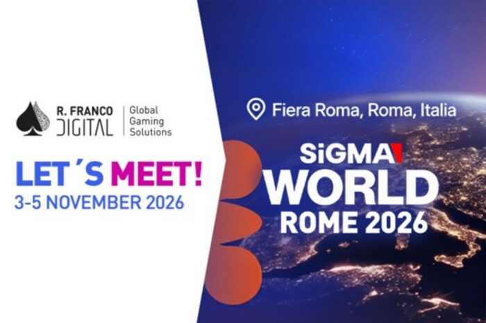R. Franco Digital Refuerza su Presencia en SiGMA Roma 2026 con Nuevos Títulos y la Plataforma IRIS